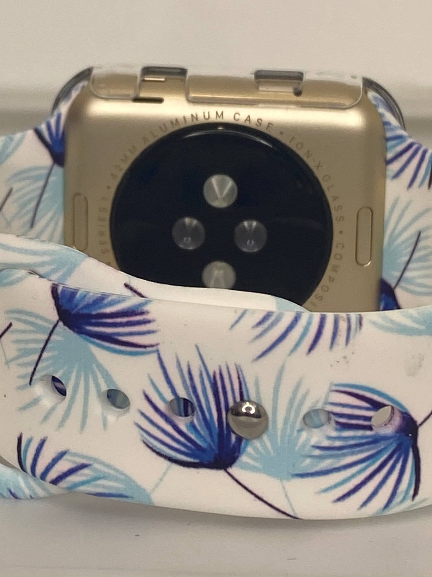 Blue Palm Apple Watch Band