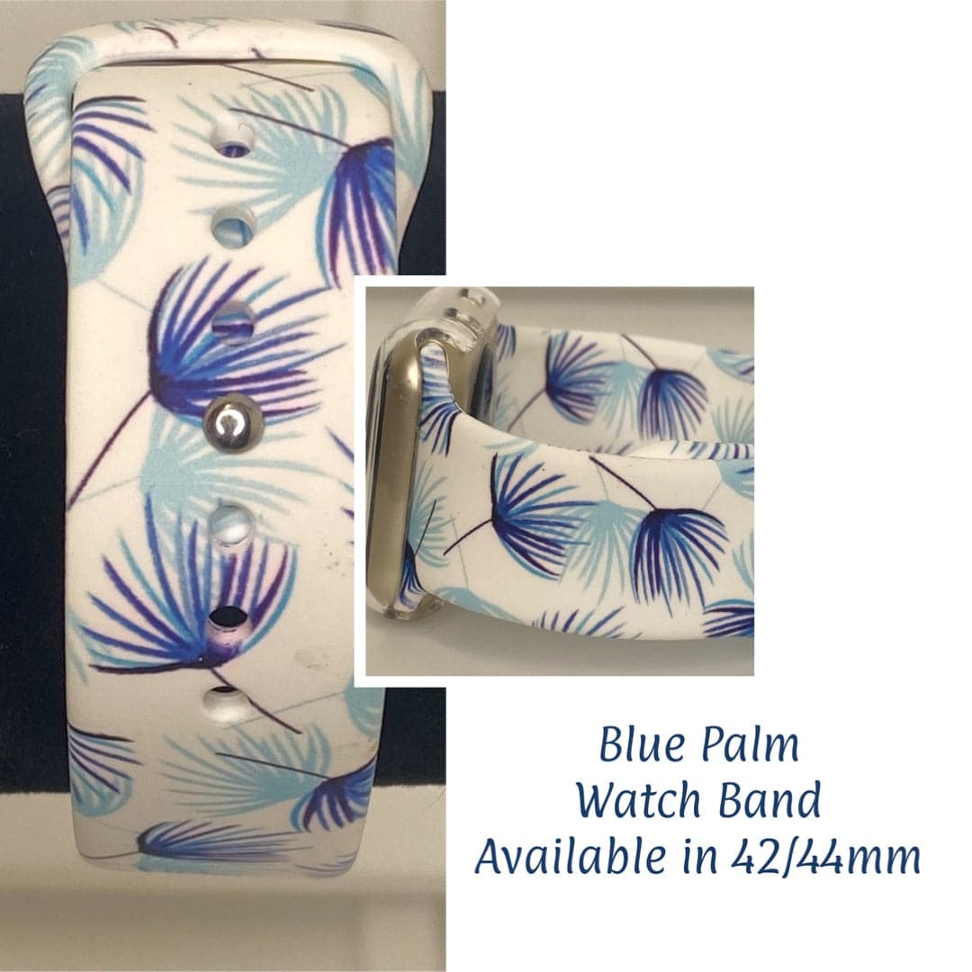 Blue Palm Apple Watch Band