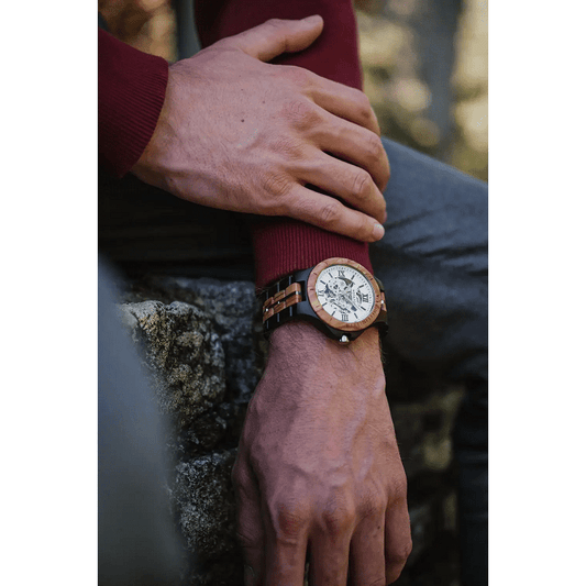 Customer Favorites: MOTUS Automatic Wood Watch for Men by HOTNTOT