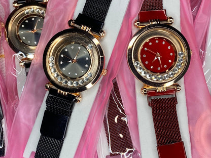 Floating Crystals Costume Watch for Ladies -32mm