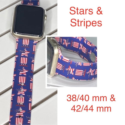 Stars and Stripes Apple Watch Band