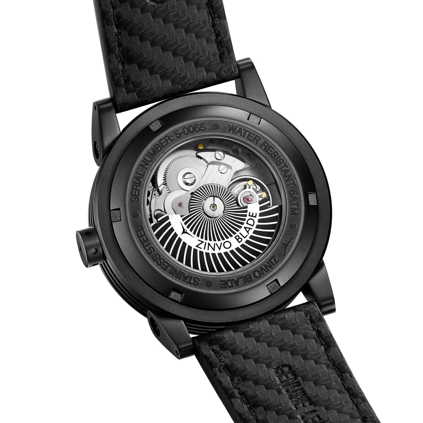 Blade Men's Automatic Watch in Solid Black from ZINVO