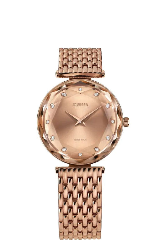 Brilliant Bracelet Ladies Watch from Jowissa - Rose Gold