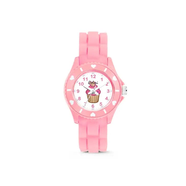 Colori 'Sweet Treat' Cupcake Watch for Kids in Pink