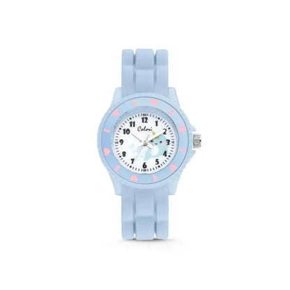 Kids Watch with Whale Dial by Colori - Light Blue