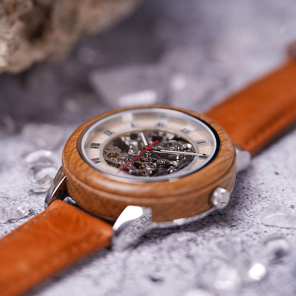 Constantine Automatic Watch for Men from DWYT-Tan
