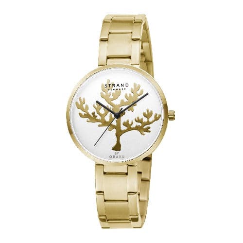 Coral Reef Bracelet Watch for Women in Yellow Gold from STRAND