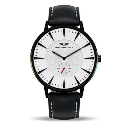 Eclipse Men's Watch from Nation of Souls - Black w/White Dial