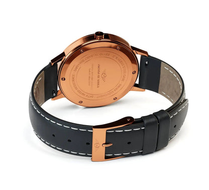 Eclipse Men's Watch from Nation of Souls - Black/Rose Gold