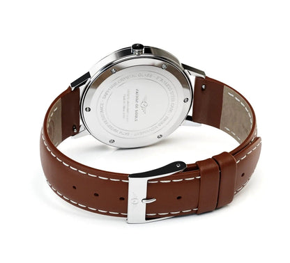 Eclipse Men's Watch from Nation of Souls - Chestnut/White