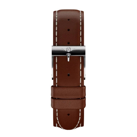 Nation of Souls Watch Bands in Cushioned Leather - Chestnut