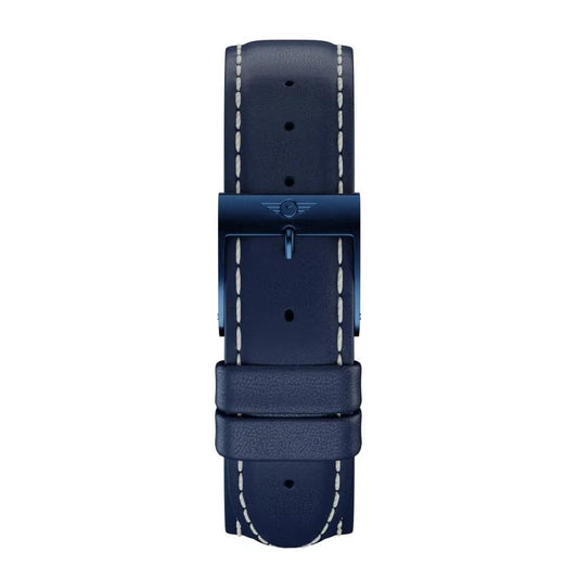 Nation of Souls Watch Bands in Cushioned Leather - Dark Blue
