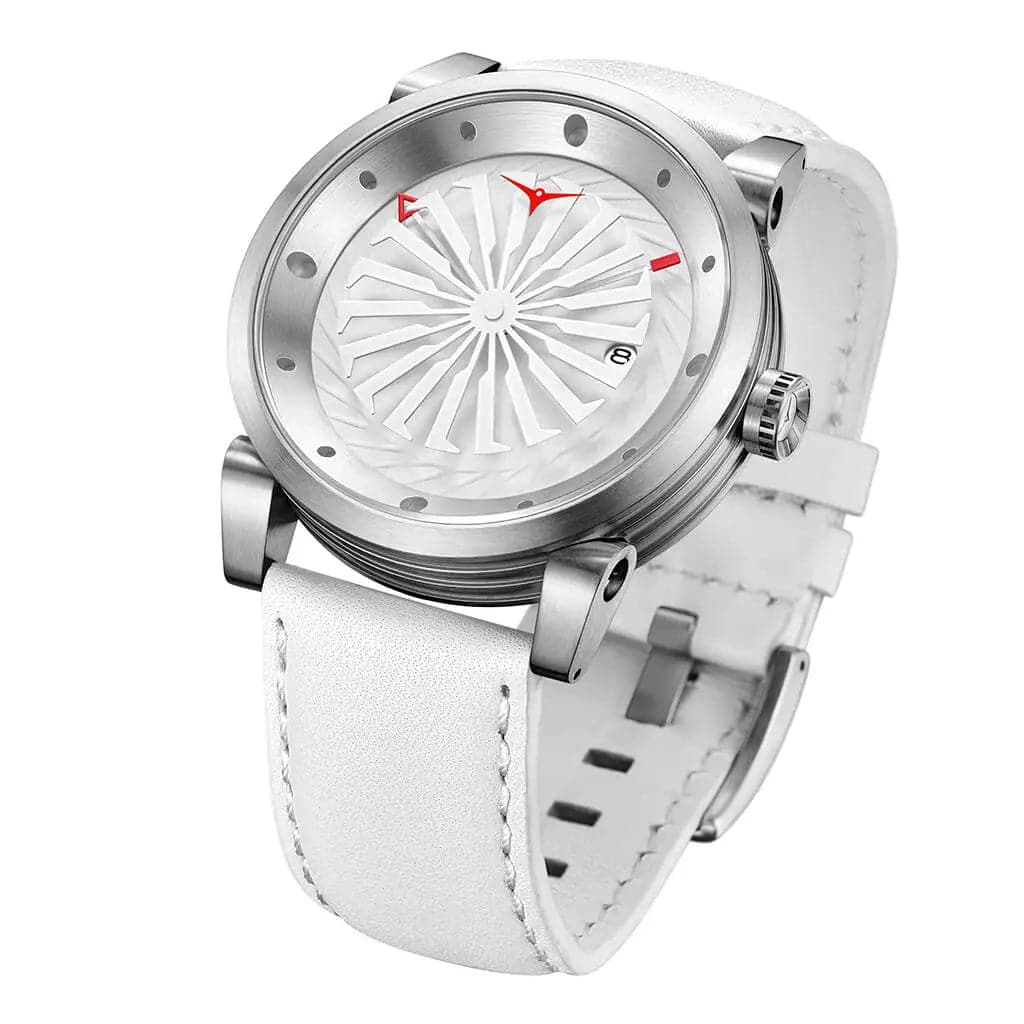 The Aviator Turbine Automatic Watch for Men by Zinvo -44mm - Minutes Hours Days Watch Emporium 