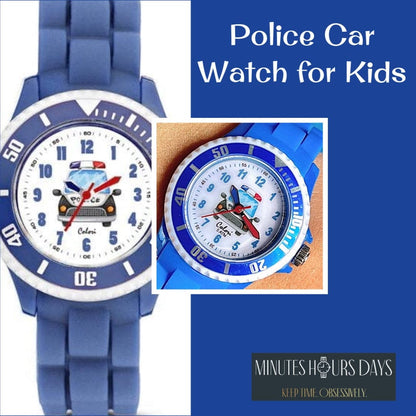 Colori 'Police Car' Watch for Kids in Blue