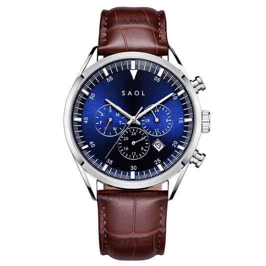 The Regent 43mm Executive Men's Watch from SAOL - 43mm - Minutes Hours Days Watch Emporium 